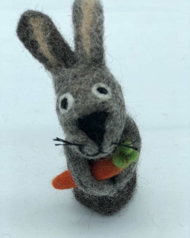 Big bunny finger puppet