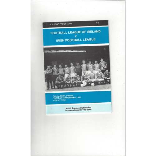 Inter League Football Programmes
