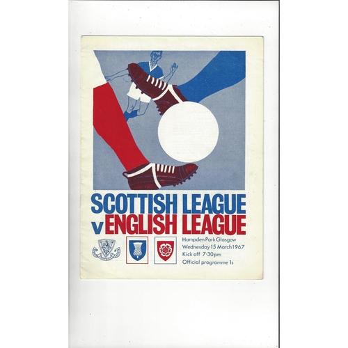 Inter League Football Programmes