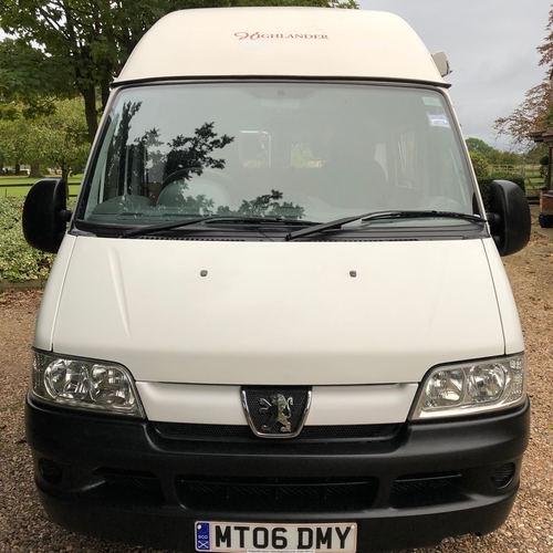 2006 Peugeot Boxer 2.0 HDi SWB Camper Van Highlander 4 Berth - ONLY 35420 Miles