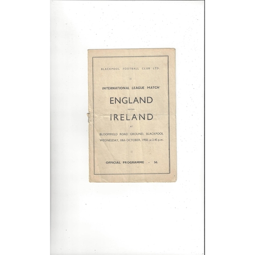 Inter League Football Programmes