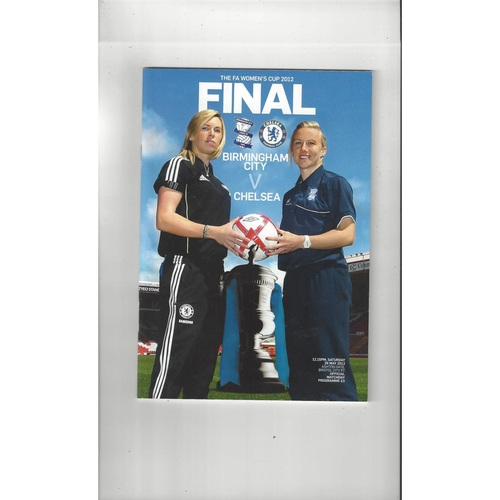 Women's FA Cup Final Football Programmes