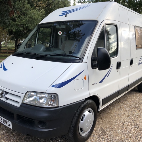 2002 (52)reg Citroen Relay TD HDi LWB Camper Van 2 Berth FIXED BED - 64455 Miles