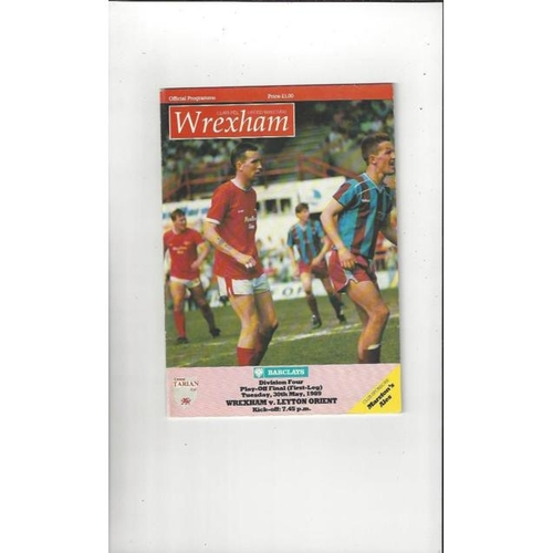 League Play Off Final Football Programmes