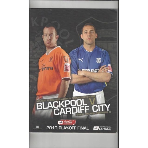 League Play Off Final Football Programmes