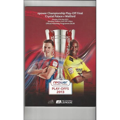 League Play Off Final Football Programmes