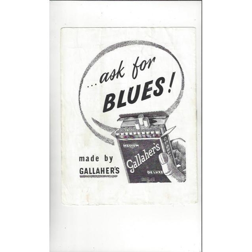 1958 Ballymena v Linfield Irish Cup Final Football Programme