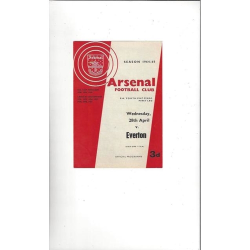 FA Youth Cup Final Football Programmes