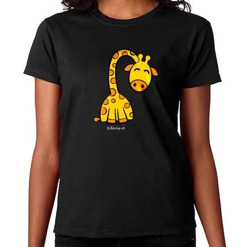 'Sleepy Giraffe' Adults Tee