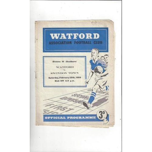 Swindon Town Away Football Programmes