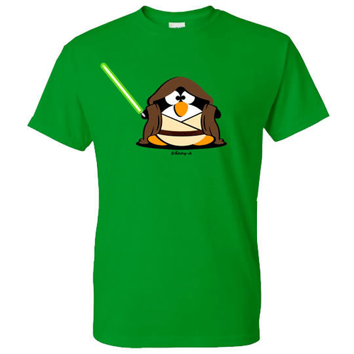 'Fat Jedi Penguin' Adults Tee