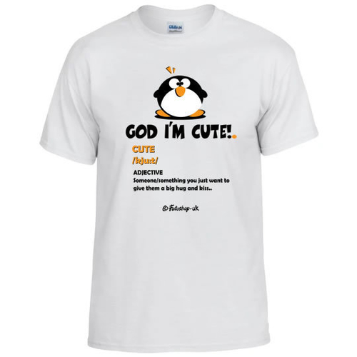 'God I'm Cute' Adults Tee