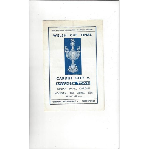 Welsh Cup Final Football Programme