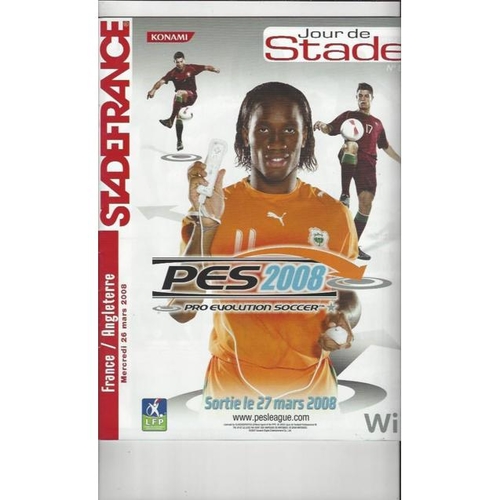 2008 France v England Football Programme Stadium Edition