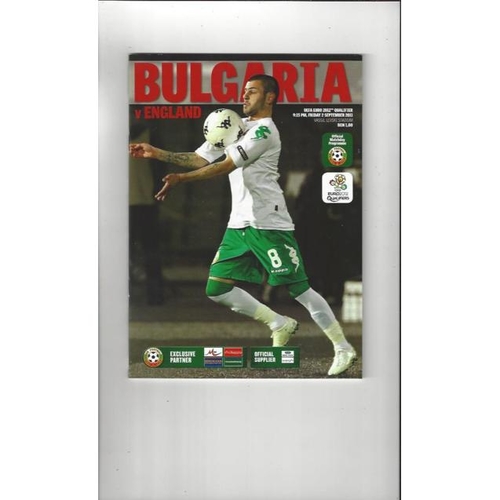 England Away Football Programmes