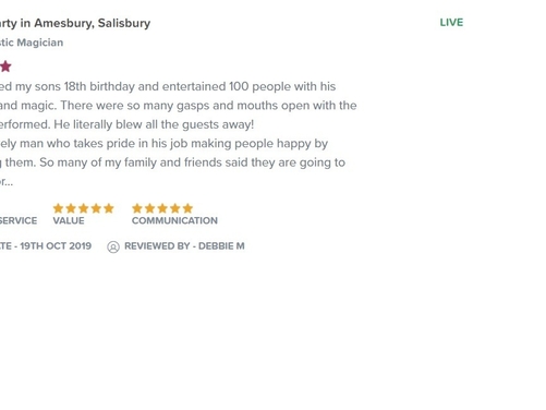 Testimonials | Joel Bentley | Mentalist &amp; Magician