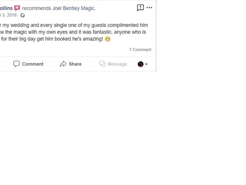 Testimonials | Joel Bentley | Mentalist &amp; Magician