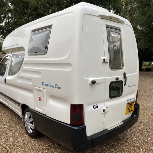 1999(T) Citroen Berlingo Romahome Duo Camper Van 1.9D - £9995