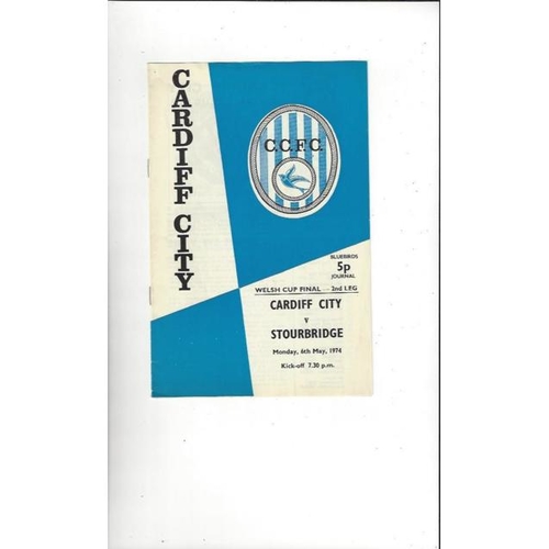 Welsh Cup Final Football Programme