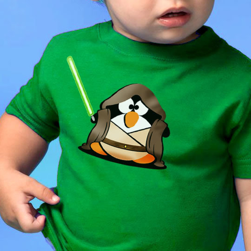 'Fat Jedi Penguin' T-Shirt