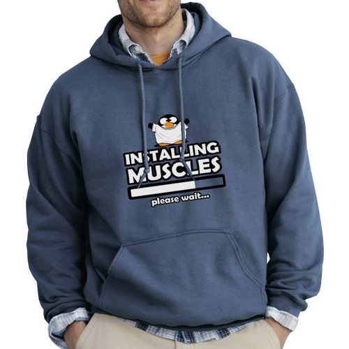 'Installing Muscles' Hoodie