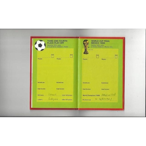 1986 World Cup Ladybird Hardback Book