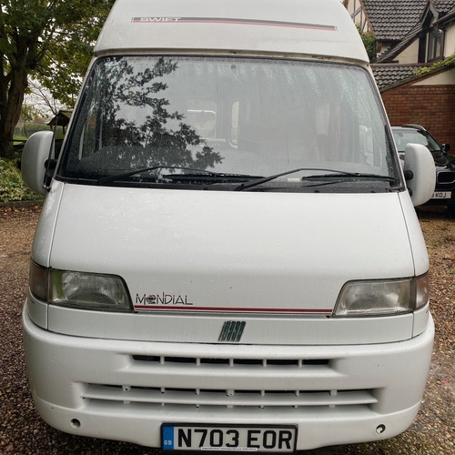 Swift Mondial Camper Van 2 Berth 1.9D 83167 Miles - 1995(N) Fiat Ducato £7995