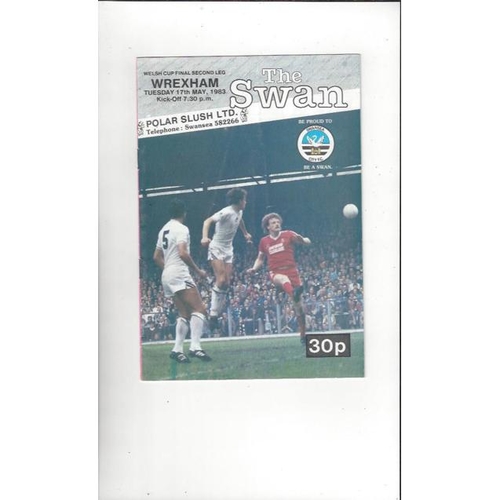 Welsh Cup Final Football Programme
