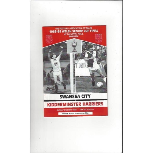 Welsh Cup Final Football Programme