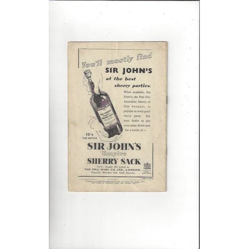 1947 Middlesex Sevens Rugby Union Programme