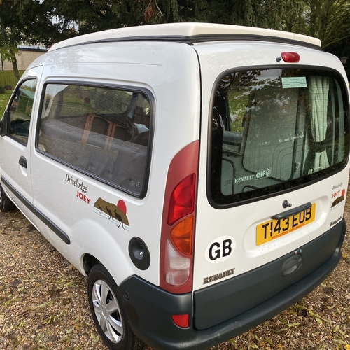 Drivelodge JOEY 1999(T)reg Renault Kangoo 1.9 DCi Micro Camper Van 1 Berth 75334 miles