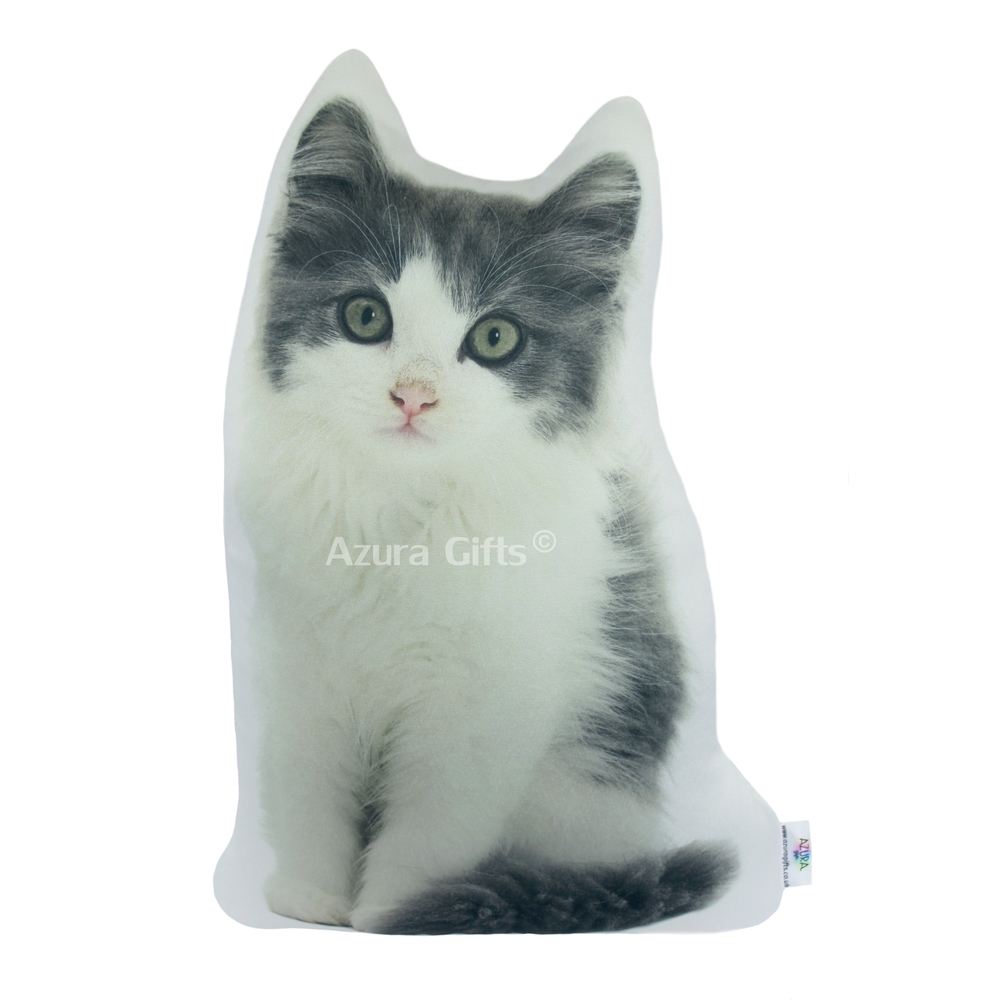 Siberian Kitten Shaped Cat Cushion