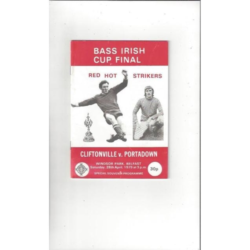 Northern Ireland Cup / Gold Cup Finals Football Programmes