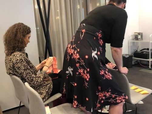 Inspirational Speaking at Demand Base's networking event