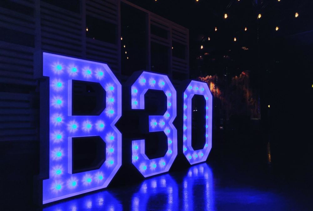 Light Up Letters And Numbers B 30